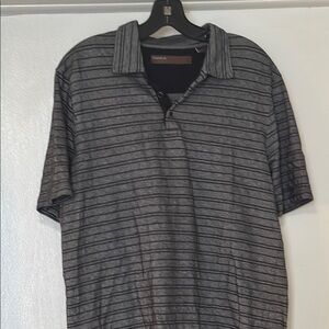 Perry Ellis Men’s striped shirt L